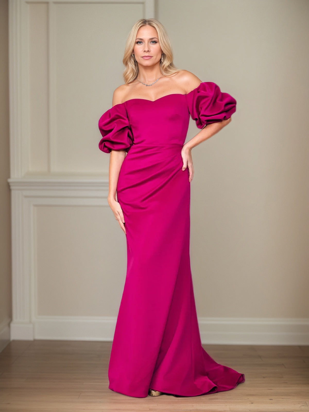 navy party dresses Navy Blue Velvet Tea Length V-neckline Party Dress, Navy Blue Bridesma