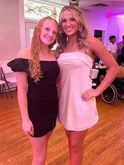 A Line Strapless Short Homecoming Party Dress