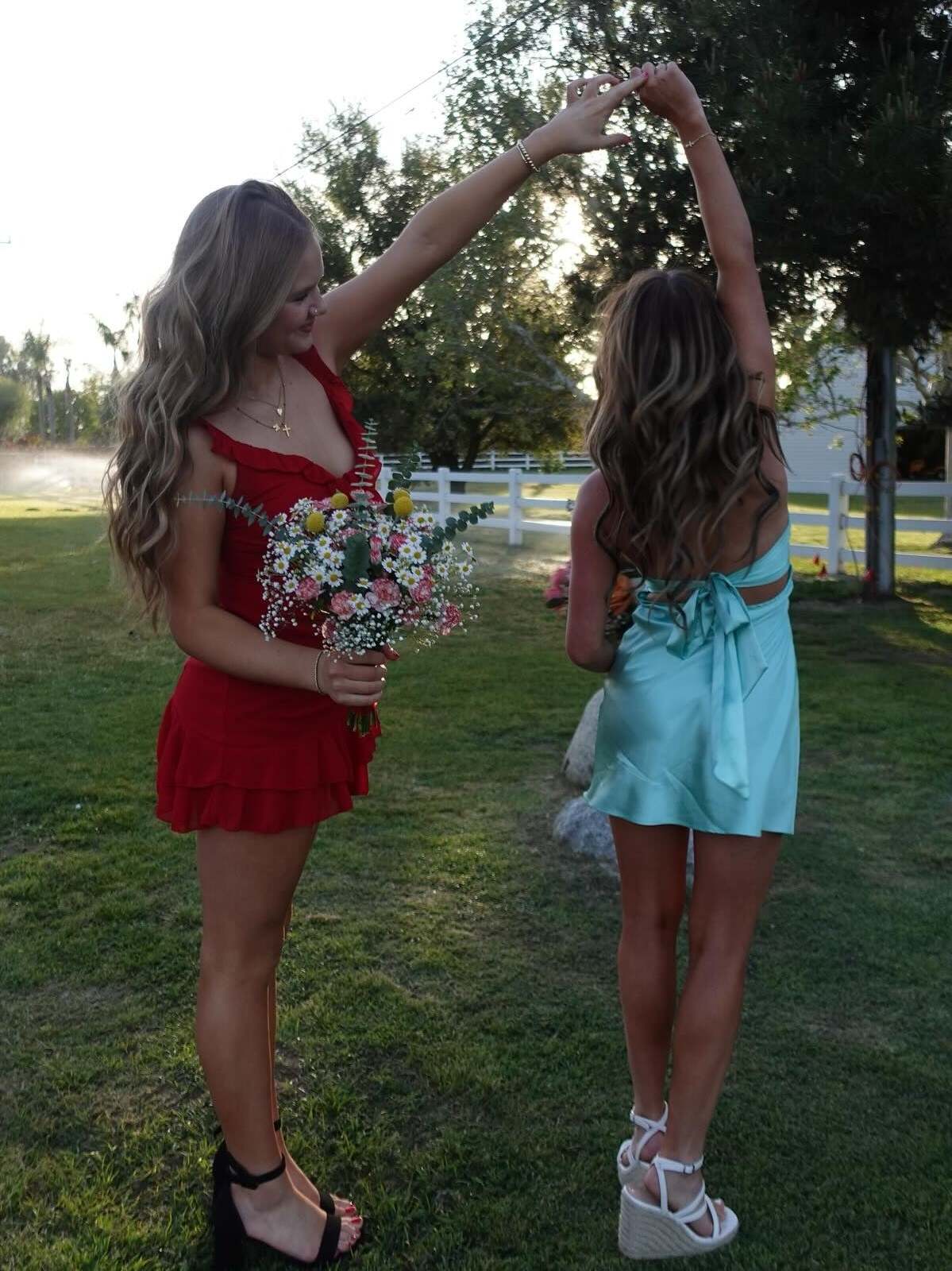 Strapless Twist Short Homecoming Dress with Keyhole