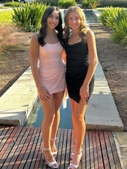 Strapless Daraped Short Homecoming Party Dress