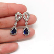 Luxury Dangling Imitation Diamond Earrings