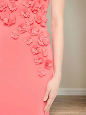 Trumpet/Mermaid Stretch Crepe Scoop Neck Sleeveless Floor Length Dress