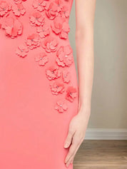 Trumpet/Mermaid Stretch Crepe Scoop Neck Sleeveless Floor Length Dress