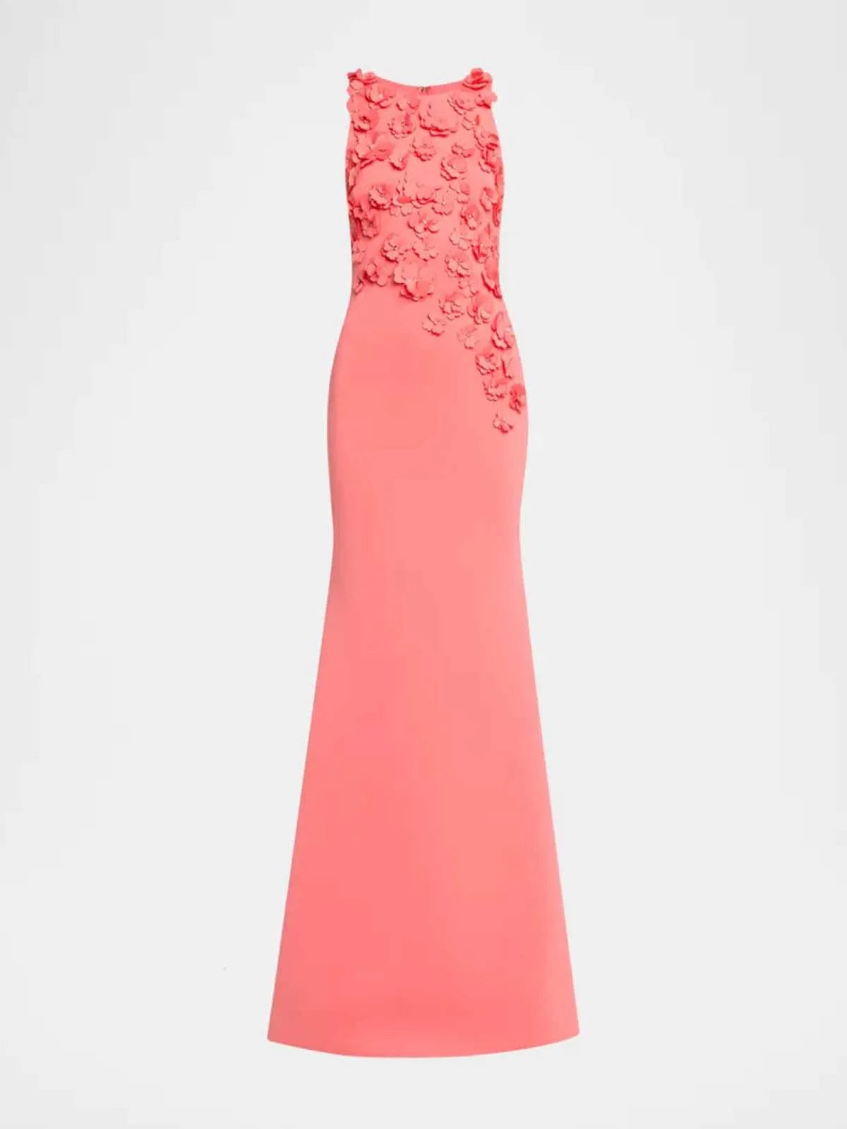 Trumpet/Mermaid Stretch Crepe Scoop Neck Sleeveless Floor Length Dress