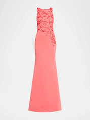 Trumpet/Mermaid Stretch Crepe Scoop Neck Sleeveless Floor Length Dress