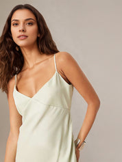 Sheath/Column Chiffon Spaghetti Straps Sleeveless Floor Length Dresses