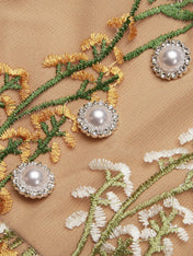 Women Embroidery V Neck Sleeveless Vacation Jumpsuit