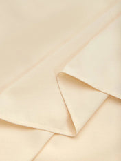 Apricot golden Chiffon V Neck Long Balloon Sleeve A-Line Midi Dress