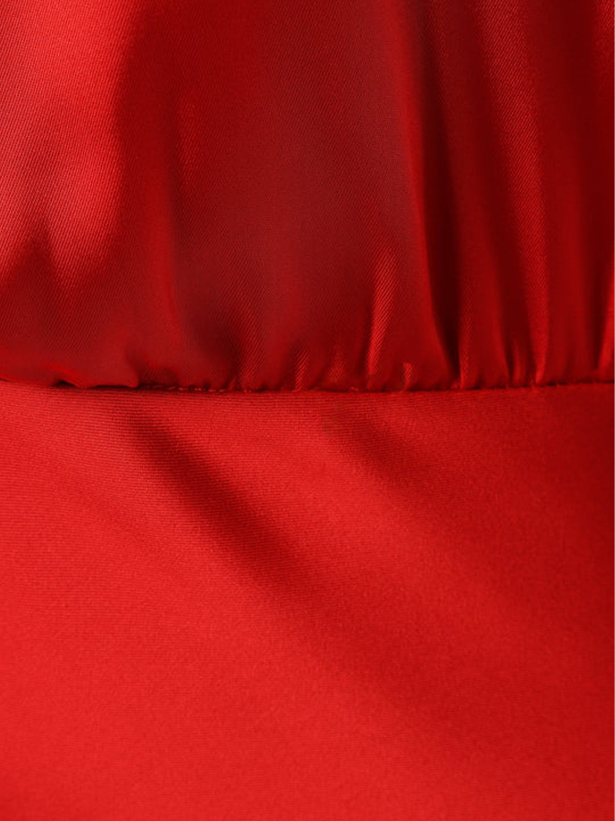 Red Satin Sheath/Column High Neck Sleeveless Ankle Length Bridesmaid Dress