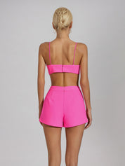 Adalee Rose Red Blazer Set