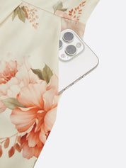 Yellow Floral Buckle Regular Fit Jumpsuit
