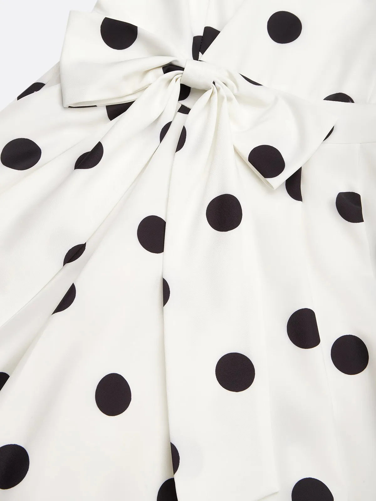 White Bow Classic V Neck Sleeveless A-Line Midi Dress