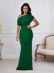 Elegant Off Shoulder Bodycon Long Formal Party Evening Dress