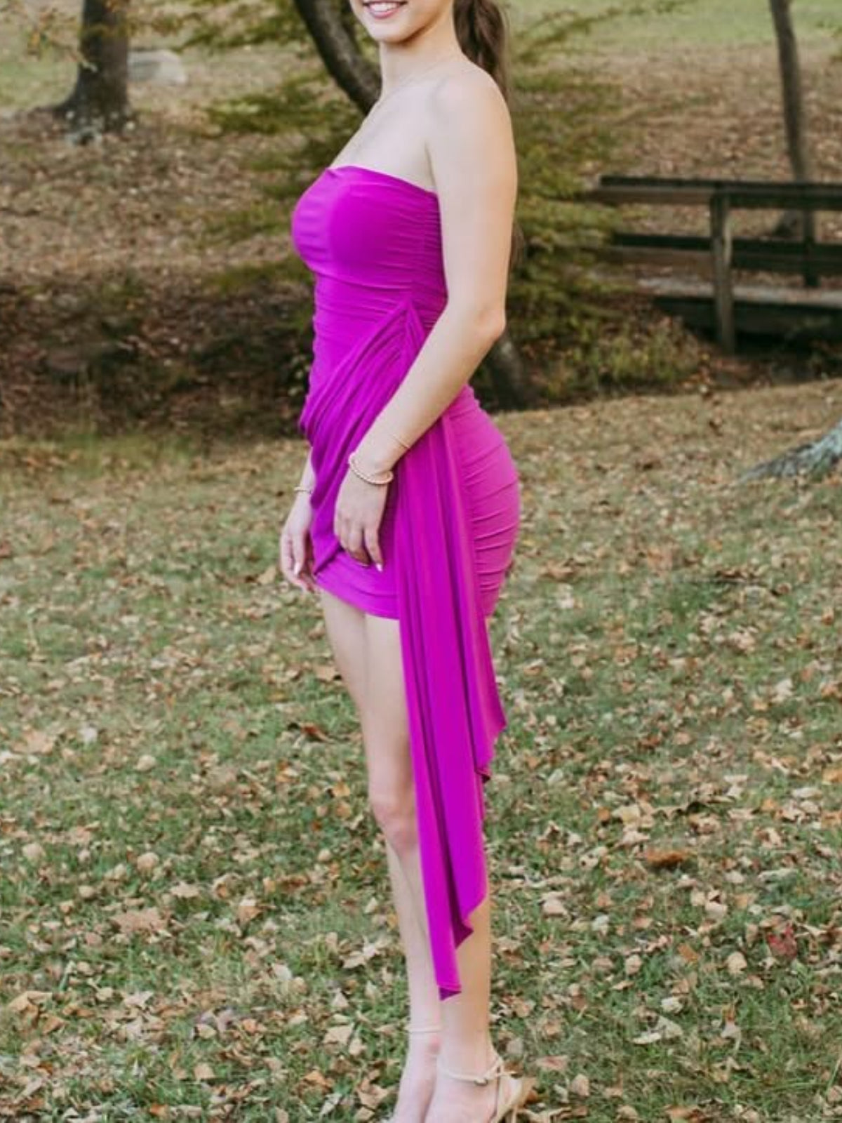 Popular Purple Straight Across Homecoming Dresses To Impress
