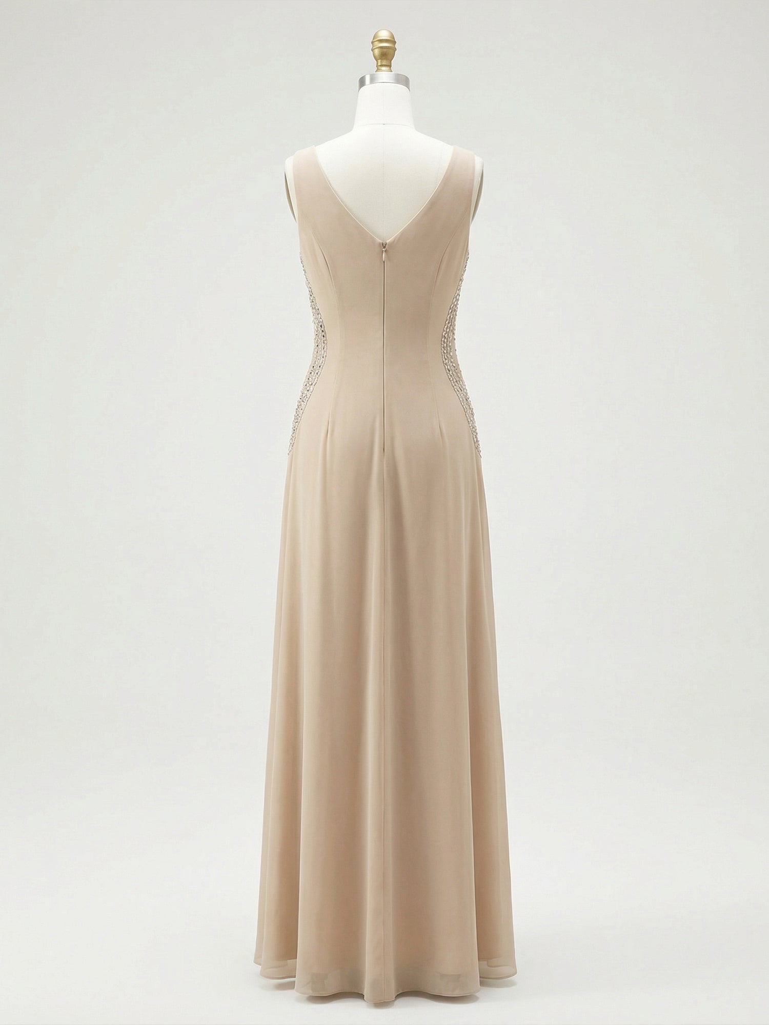 Sheath/Column V-Neck Ankle-Length Mother of the Bride Dresses with Jacket & Sequins