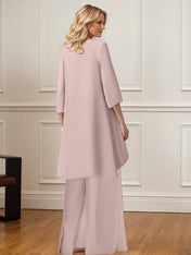 Chiffon Mother of the Bride Pantsuits with Jacket
