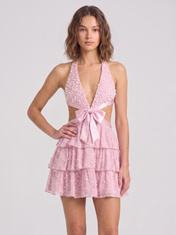 Strapless Sweetheart Pearl Beaded A-Line Mini Homecoming Dresses with Lace-Up Back