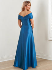 A-Line/Princess Off-the-Shoulder Floor-Length Mother of the Bride Dresses