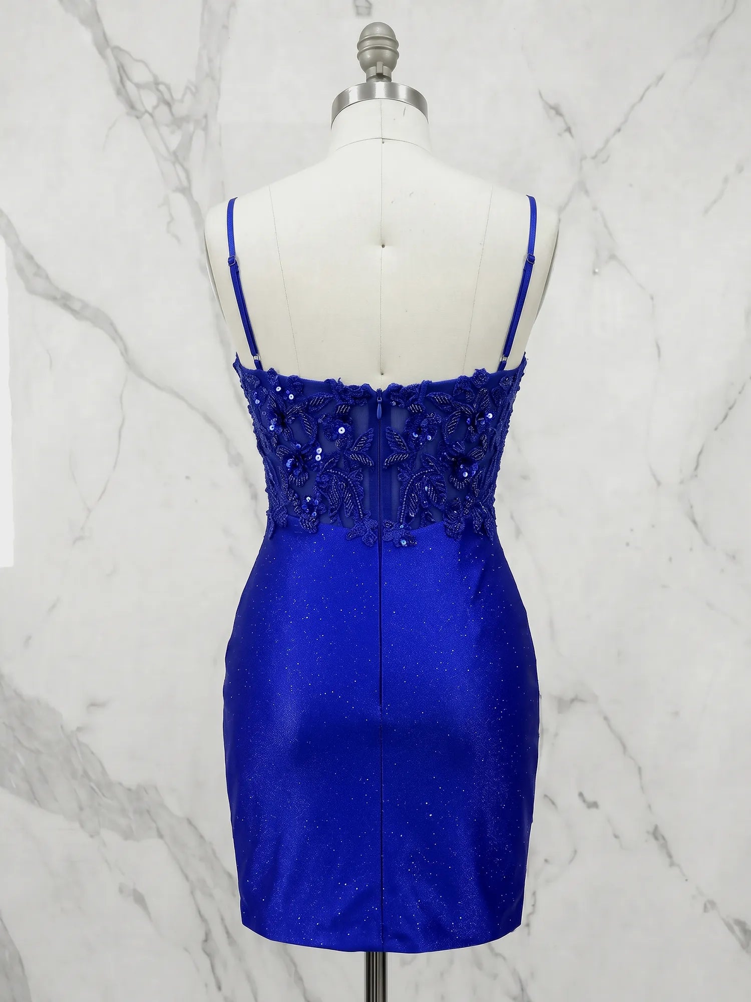 Sweetheart Lace Appliqué Sequin Corset Mini Homecoming Dresses