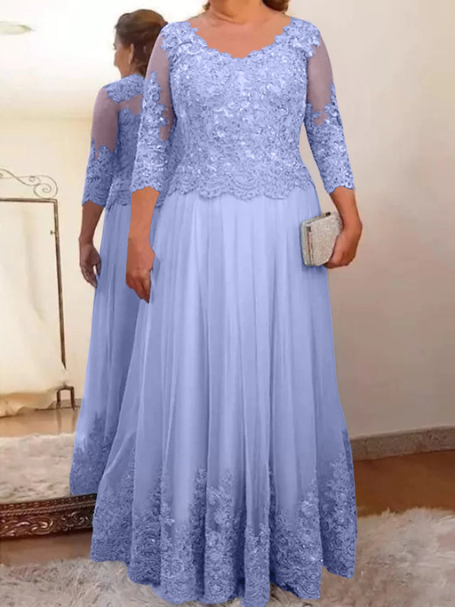 Princess Tulle Mother of the Bride Dresses with Applique