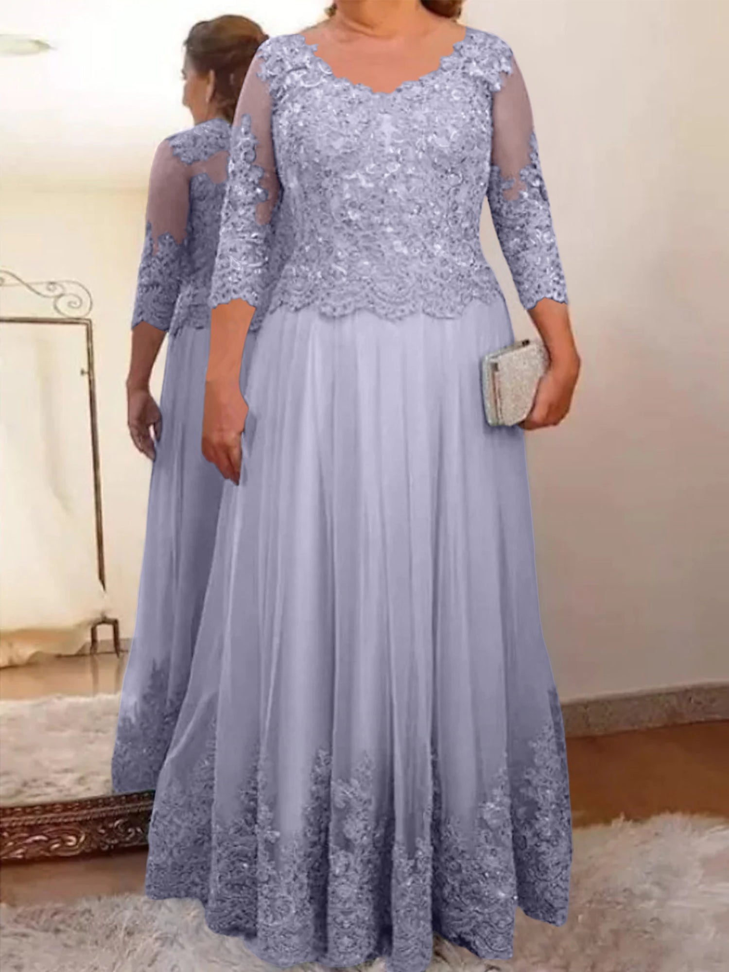 Princess Tulle Mother of the Bride Dresses with Applique