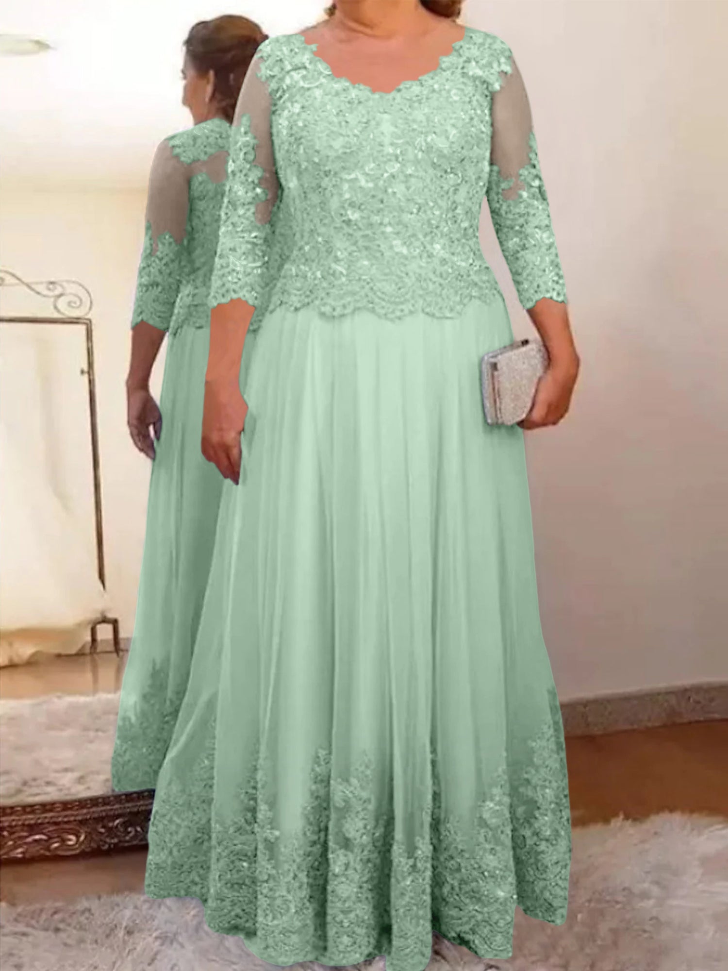 Princess Tulle Mother of the Bride Dresses with Applique