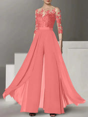 A-Line/Princess Mother of the Bride Dresses with Applique