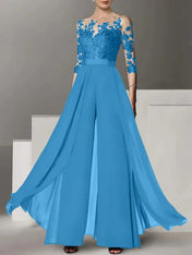 A-Line/Princess Mother of the Bride Dresses with Applique