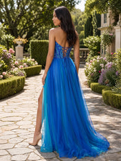 Sequin Plunging V-Neck Short Homecoming Dress with Detachable Ombre Tulle Over-Skirt