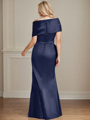 Sheath/Column Off-the-Shoulder Floor-Length Mother of the Bride Dresses