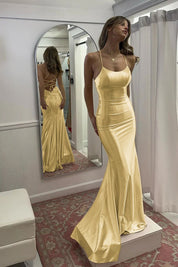 Pink Mermaid Sweetheart Spaghetti Strap Long Prom Dress