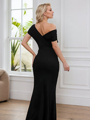 Elegant Off Shoulder Bodycon Long Formal Party Evening Dress