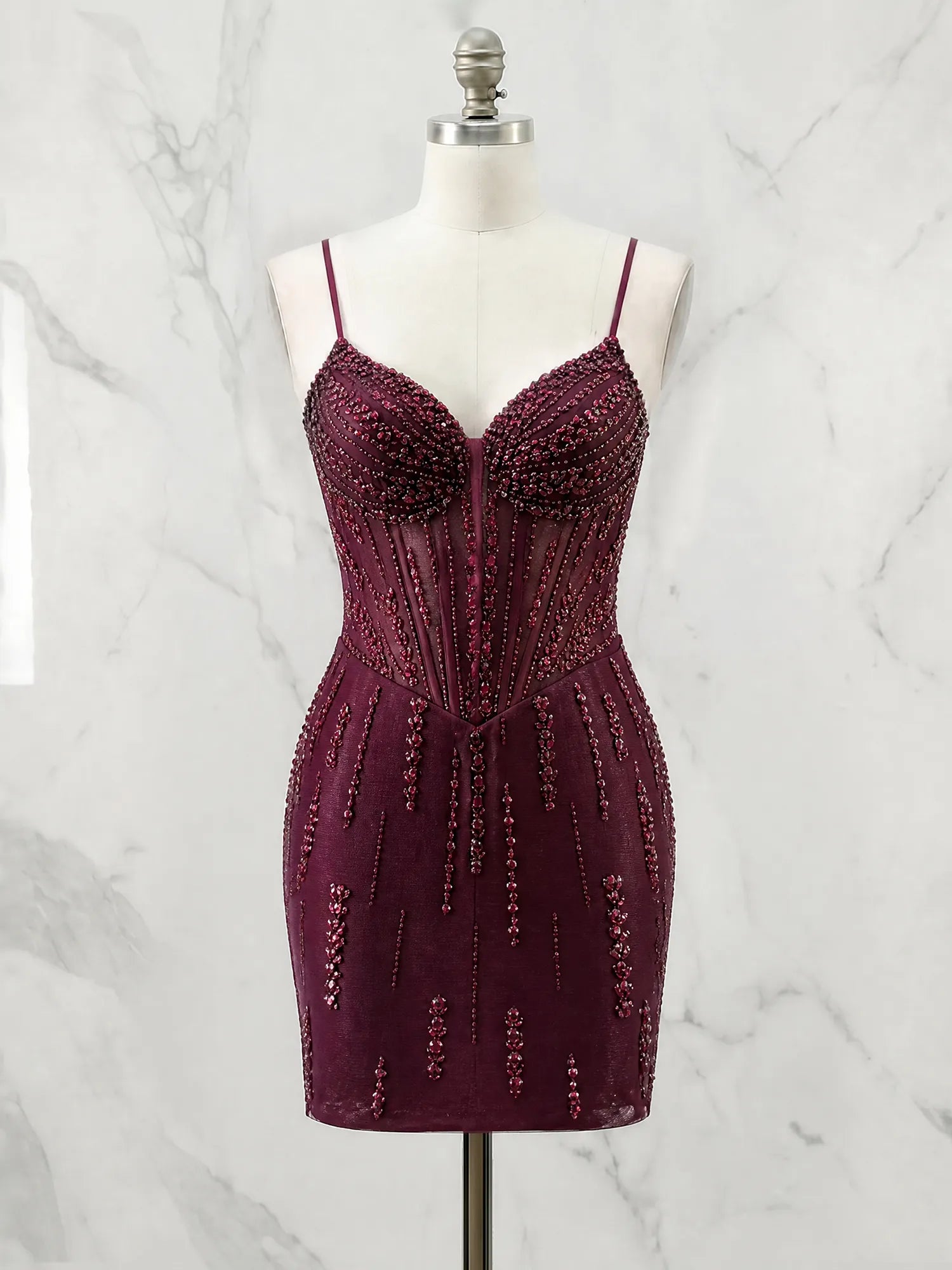 3D Floral Applique Sweetheart Mini Dress with Beading Homecoming Dresses