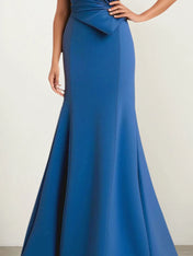 Trumpet/Mermaid Off The Shoulder Ruched Pearl Mother of the Bride Dress