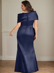 Sheath/Column Off-the-Shoulder Floor-Length Mother of the Bride Dresses