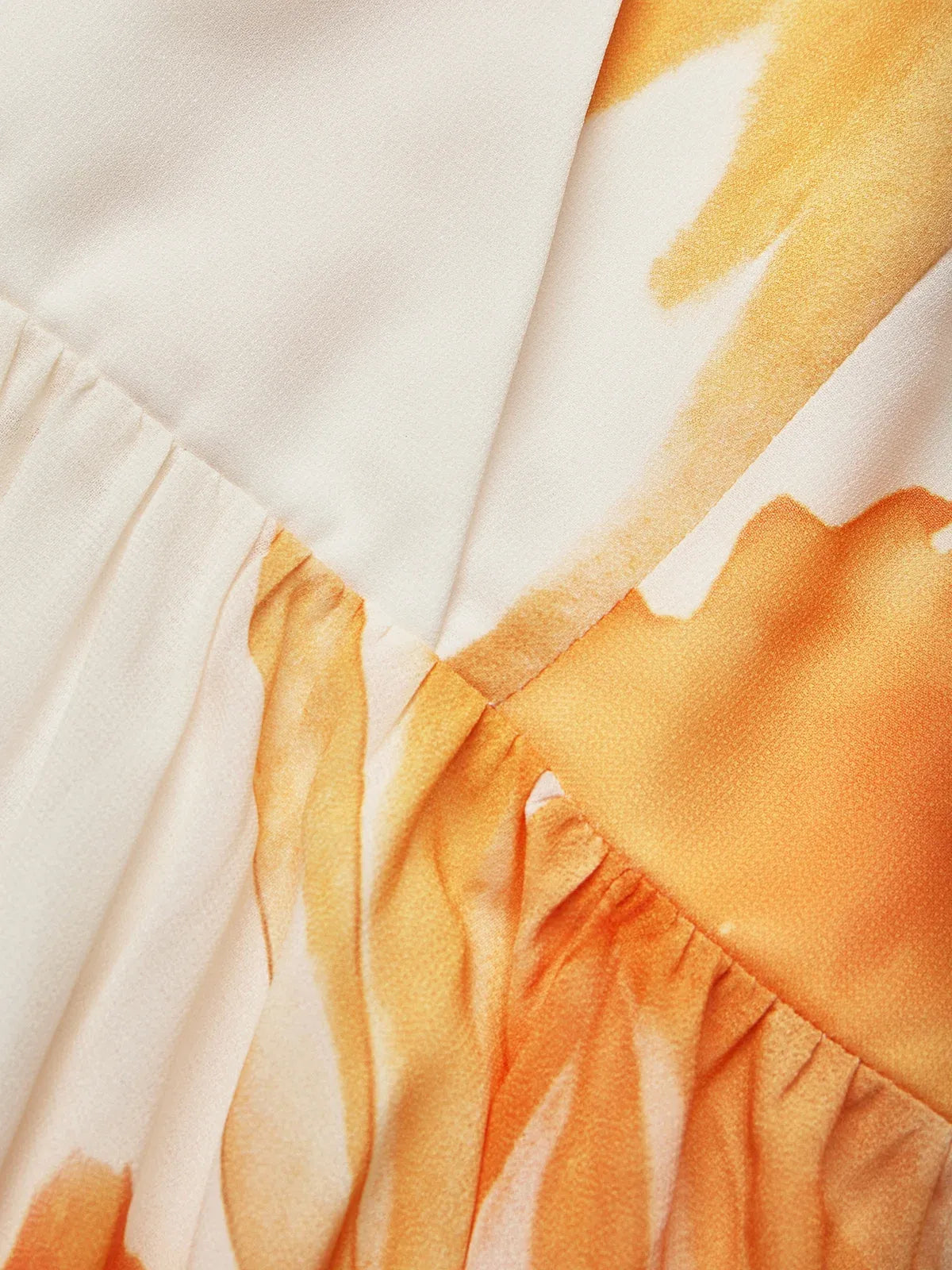 Yellow Chiffon V Neck Sleeveless A-Line Maxi Dress