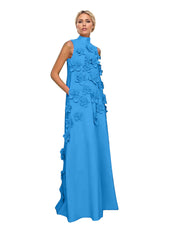 Hank Flower Embellished Maxi Dress