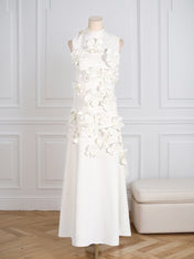 Hank Flower Embellished Maxi Dress