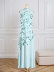 Hank Flower Embellished Maxi Dress