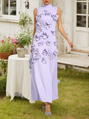 Hank Flower Embellished Maxi Dress