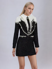 Katelyn Black Diamond Mini Dress