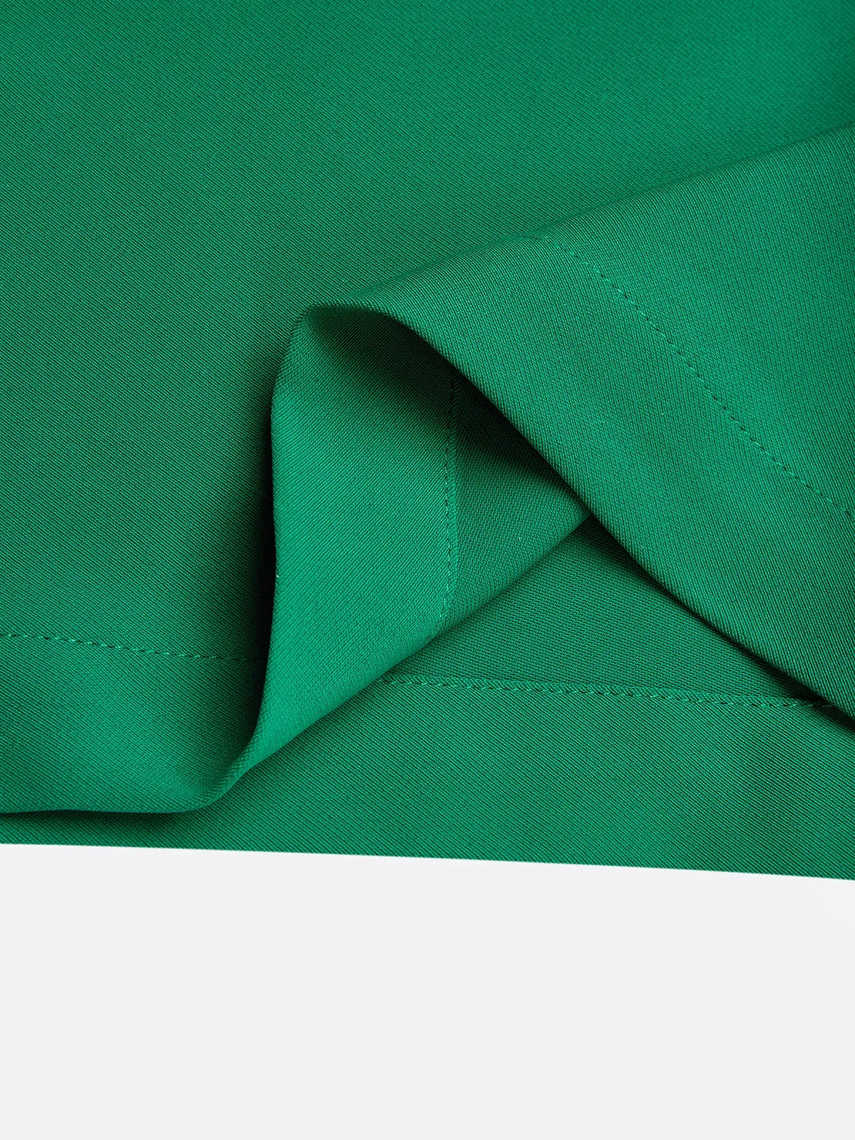 Women Green Ruched Cowl Neck Sleeveless Dressy Jumpsuit