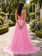 Sequin Plunging V-Neck Short Homecoming Dress with Detachable Ombre Tulle Over-Skirt