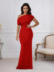 Elegant Off Shoulder Bodycon Long Formal Party Evening Dress