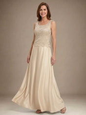 Glitter Lace & Satin Skirt Jacket Dress with Open Jacket