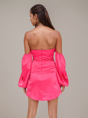 Cute Long-sleeves Bow Homecoming Dresses To Impress