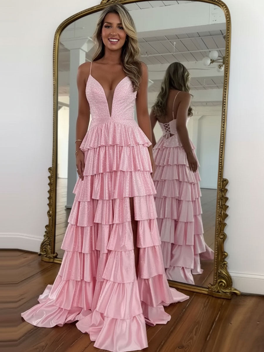 ALineSpaghettiStrapsVNeckSatinLongPromDresswithSlit.jpg