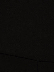 Black Chiffon Off the Shoulder 1/2 Sleeves Separates Jumpsuit/Pantsuit Mother of the Bride Dress