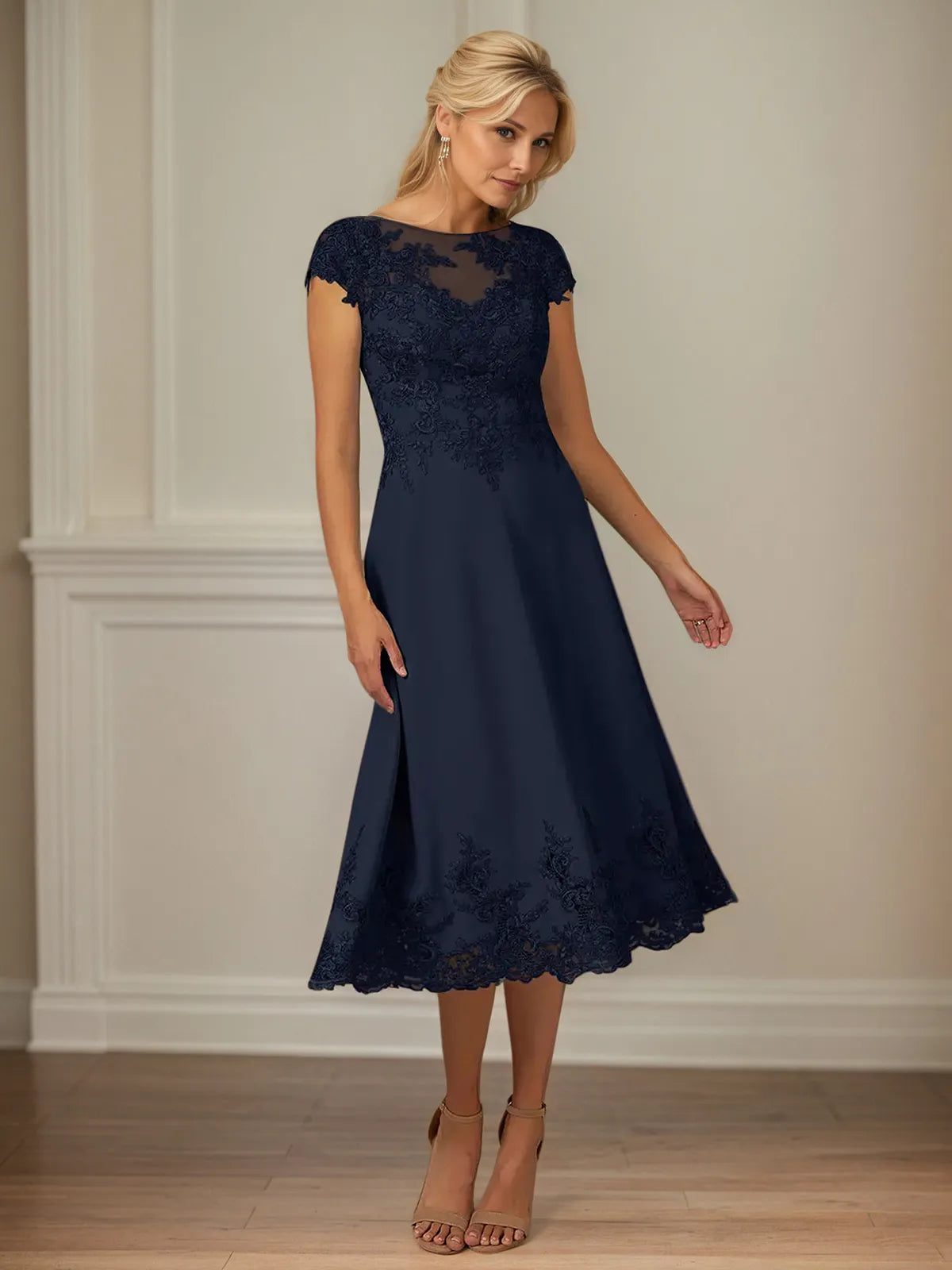 A_Line_Scoop_Neck_Cap_Sleeves_Ankle_Length_Chiffon_Mother_of_the_Bride_Dress.webp