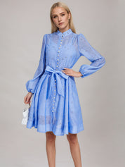 Bentham Blue Diamond Embellished Mini Dress